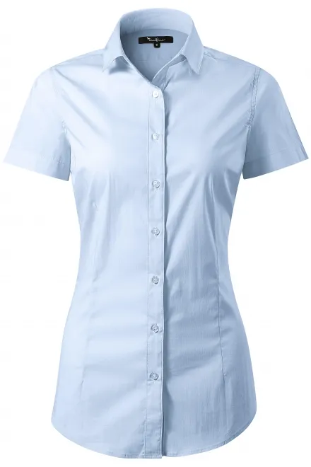 Blusa de mujer Slim fit - azul claro, M
