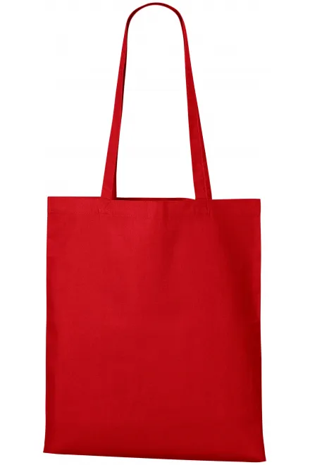 Bolsa de compras de algodón - rojo, uni