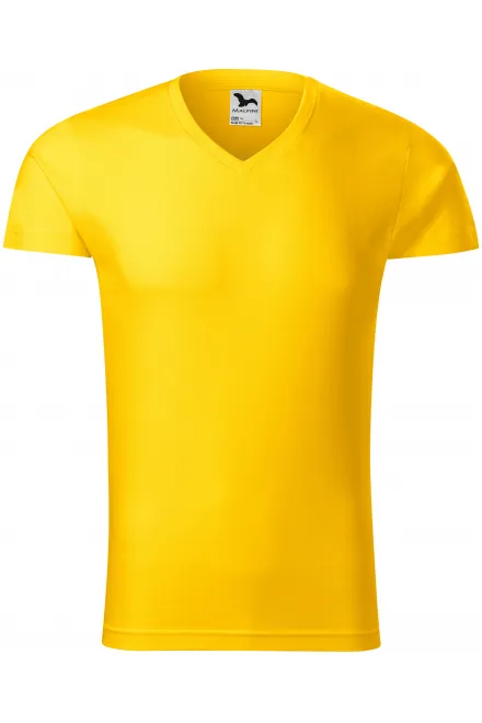 Camiseta ajustada para hombre - amarillo, M