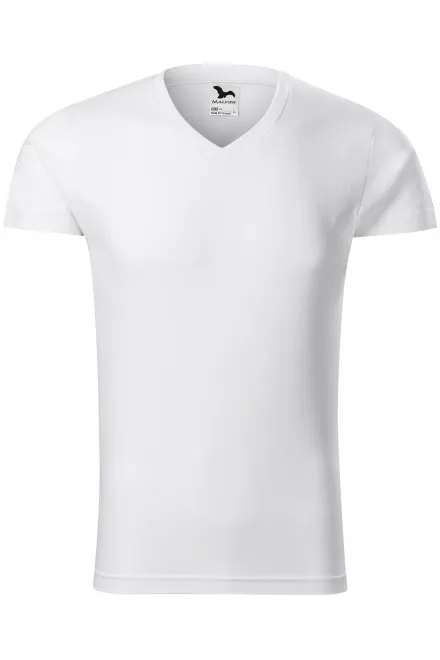 Camiseta ajustada para hombre - blanco, M