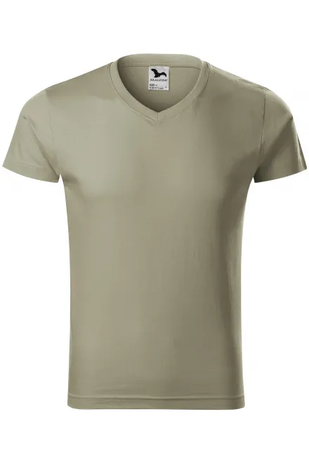 Camiseta ajustada para hombre - caqui brillante, M