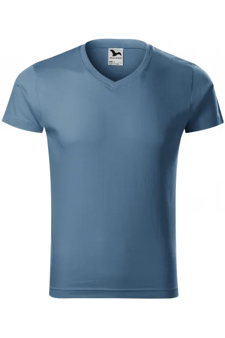 Camiseta ajustada para hombre - denim, M