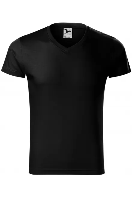 Camiseta ajustada para hombre - negro, M