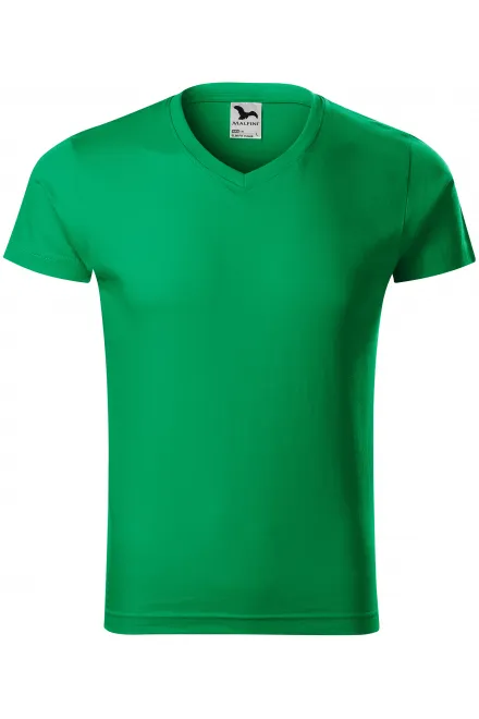 Camiseta ajustada para hombre - pasto verde, M