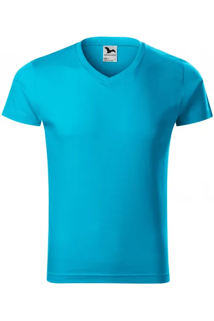 Camiseta ajustada para hombre - turquesa, M