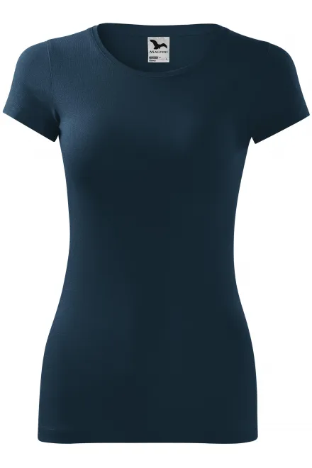 Camiseta ajustada para mujer - azul oscuro, M