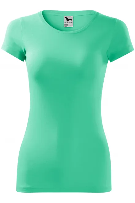 Camiseta ajustada para mujer - menta, M