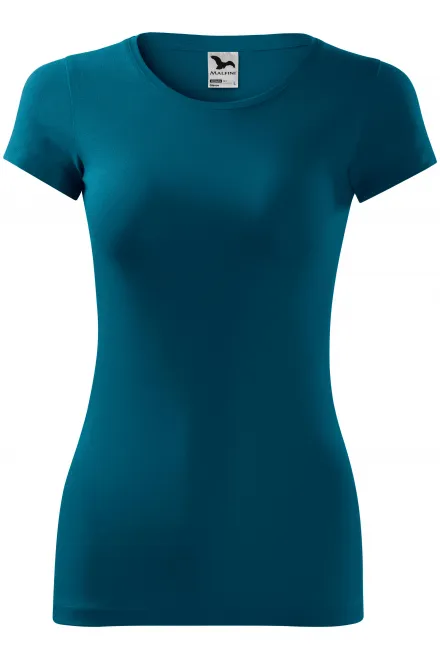 Camiseta ajustada para mujer - petrol blue, M