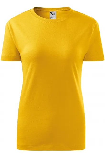 Camiseta clásica de mujer - amarillo, S