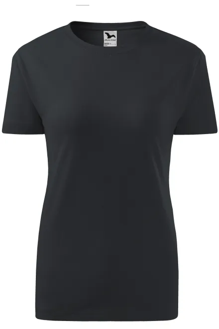 Camiseta clásica de mujer - gris ébano, S