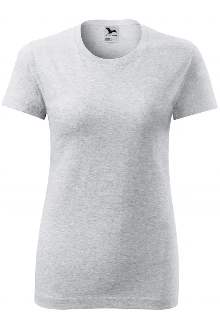 Camiseta clásica de mujer - mármol gris claro, S