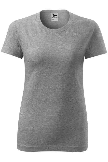 Camiseta clásica de mujer - mármol gris oscuro, S