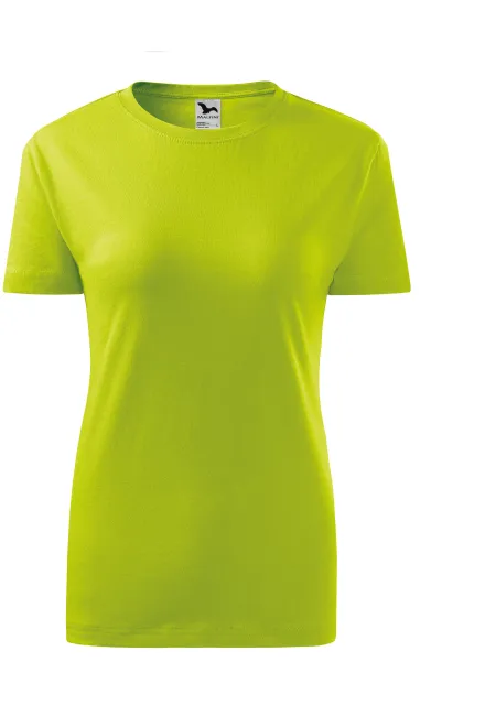 Camiseta clásica de mujer - verde lima, S