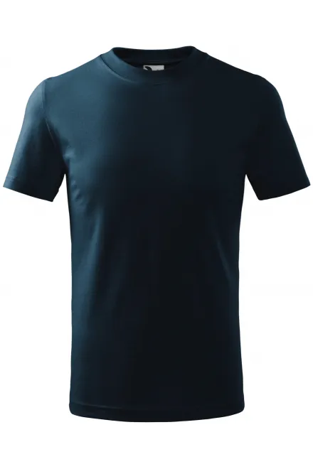 Camiseta clásica infantil - azul oscuro, 146 cm / 10 años