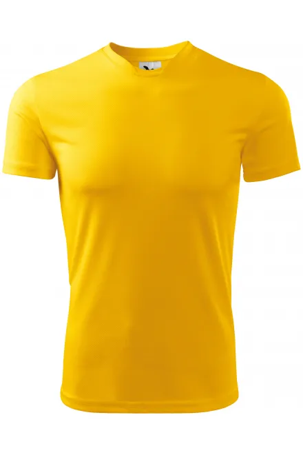 Camiseta con escote asimétrico - amarillo, L