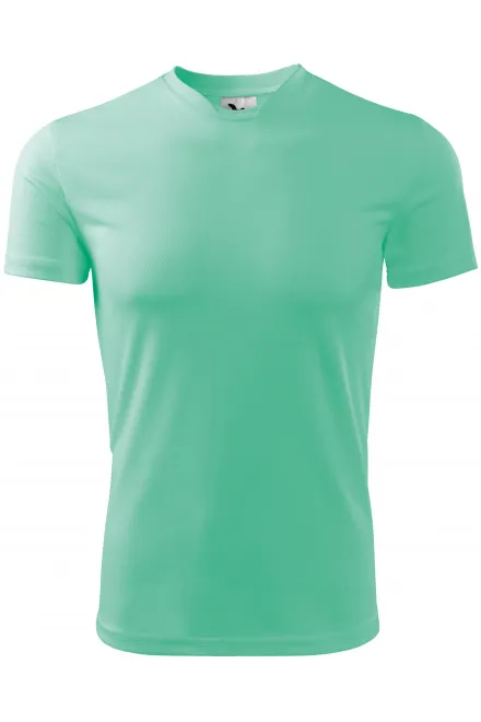 Camiseta con escote asimétrico - menta, L