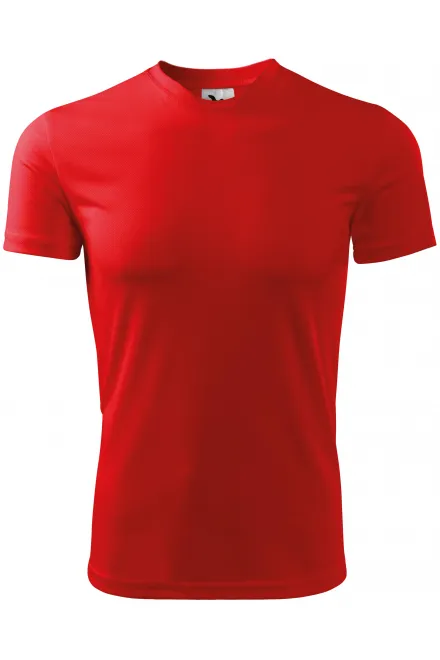 Camiseta con escote asimétrico - rojo, L