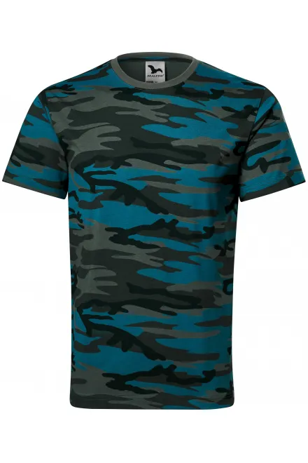 Camiseta de camuflaje - camuflaje azul, L