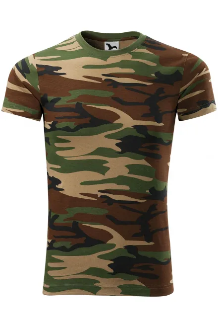 Camiseta de camuflaje - camuflaje marrón, L