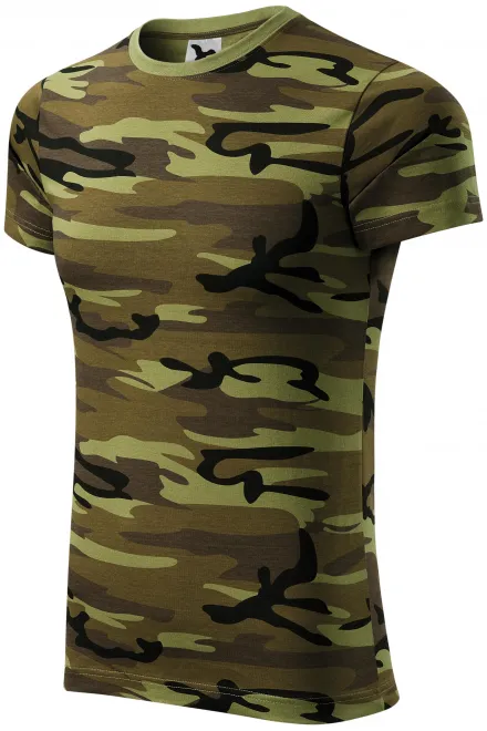 Camiseta de camuflaje, camuflaje verde