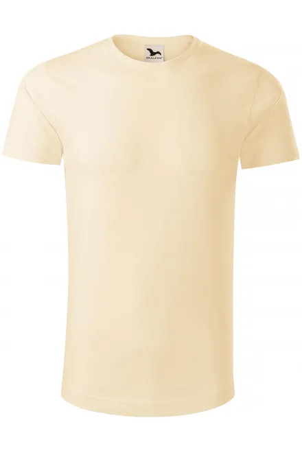 Camiseta de hombre de algodón orgánico - almendra, L