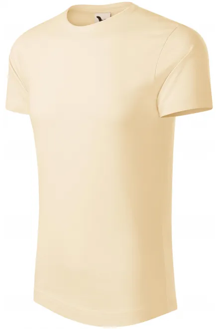Camiseta de hombre de algodón orgánico, almendra