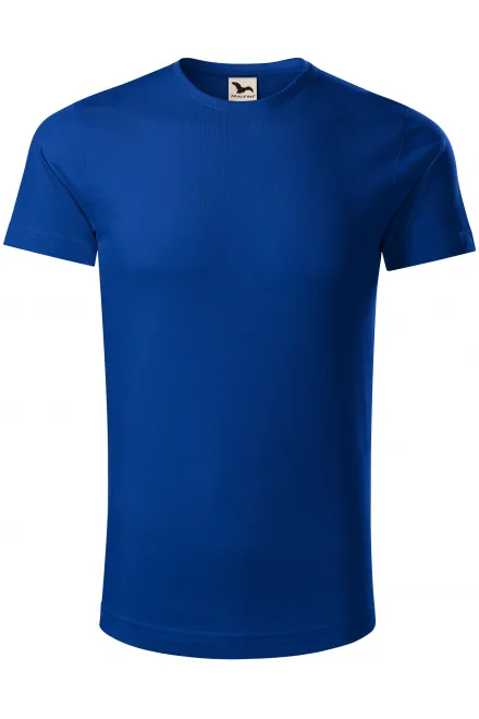 Camiseta de hombre de algodón orgánico - azul real, L