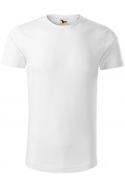 Camiseta de hombre de algodón orgánico - blanco, L