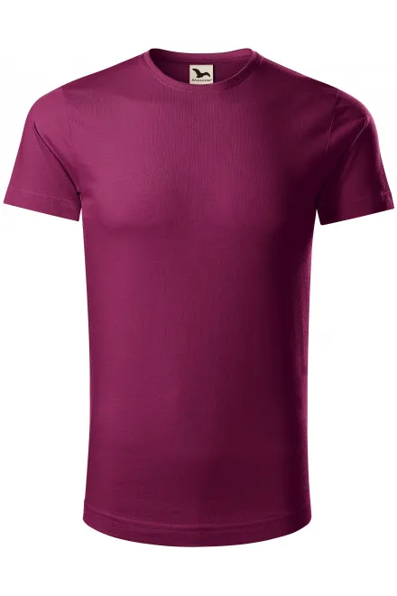 Camiseta de hombre de algodón orgánico - fucsia, L
