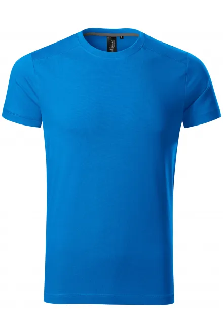Camiseta de hombre decorada - océano azul, M