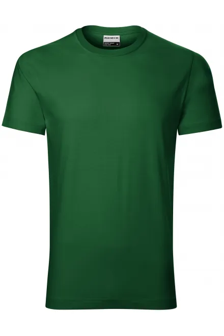 Camiseta de hombre duradera más pesada - botella verde, L