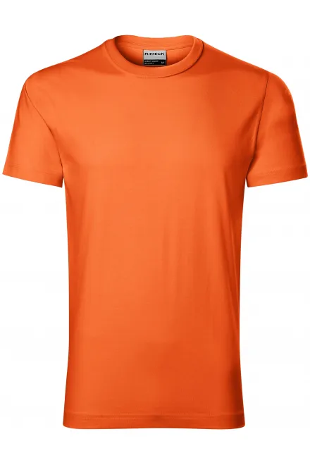 Camiseta de hombre duradera más pesada - naranja, L
