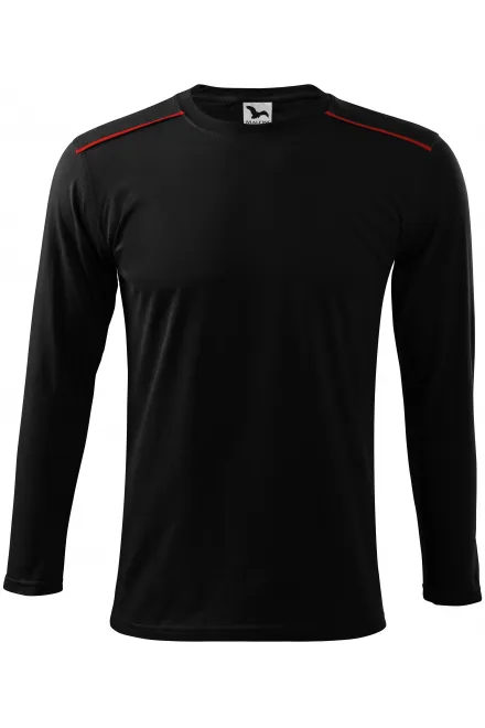 Camiseta de manga larga - negro, 3XL