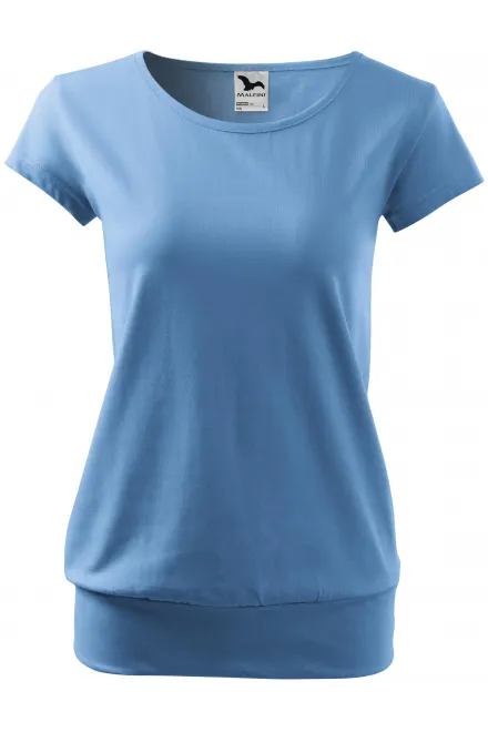 Camiseta de moda para mujer - cielo azul, XL