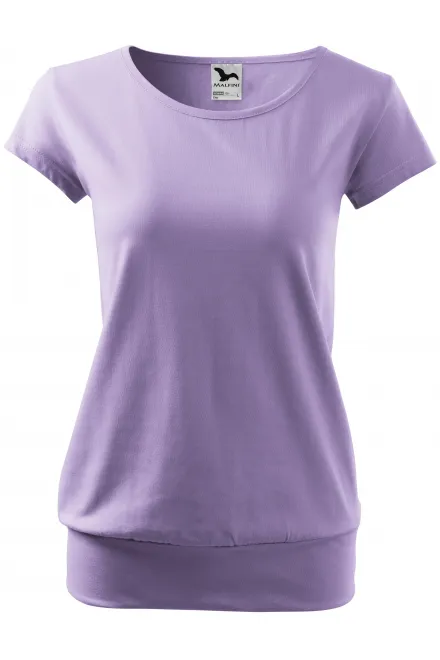 Camiseta de moda para mujer - lavanda, XL