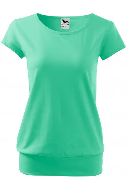 Camiseta de moda para mujer - menta, XL