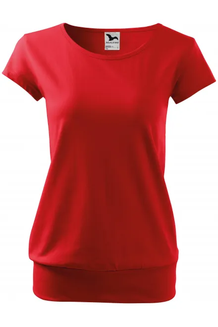 Camiseta de moda para mujer - rojo, XL