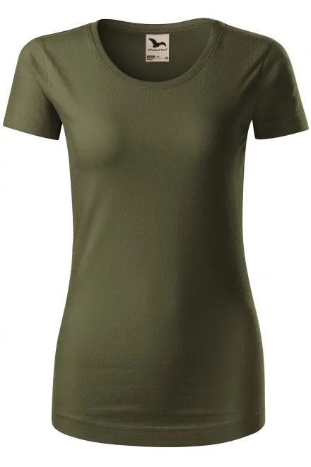 Camiseta de mujer de algodón orgánico - military, L