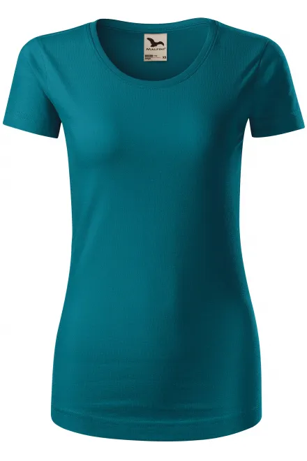 Camiseta de mujer de algodón orgánico - petrol blue, L
