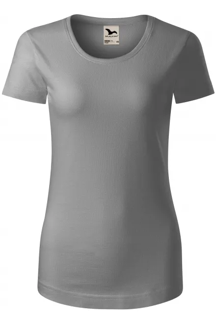 Camiseta de mujer de algodón orgánico - plata vieja, L