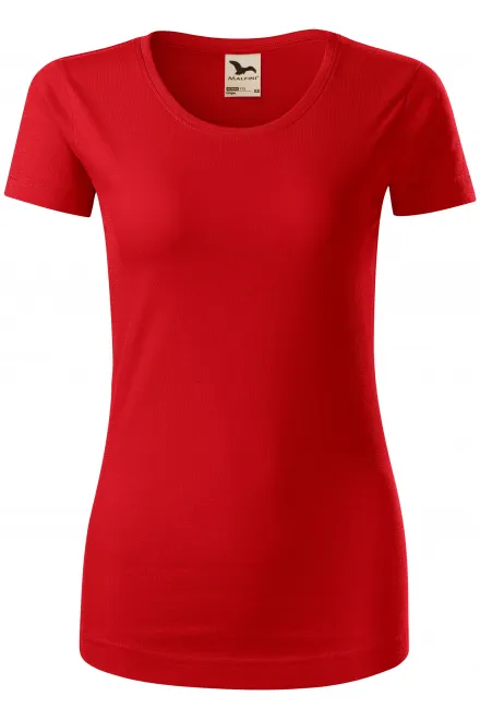 Camiseta de mujer de algodón orgánico - rojo, L