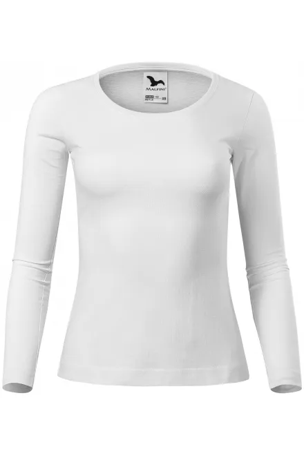 Camiseta de mujer de manga larga. - blanco, XS