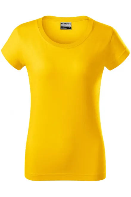 Camiseta de mujer duradera de peso pesado - amarillo, M
