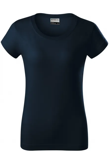 Camiseta de mujer duradera de peso pesado - azul oscuro, M