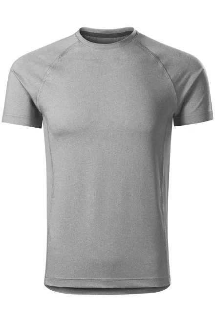 Camiseta deportiva para hombre - mármol gris oscuro, M