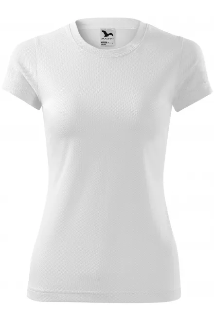 Camiseta deportiva para mujer - blanco, S