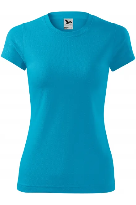 Camiseta deportiva para mujer - turquesa, S