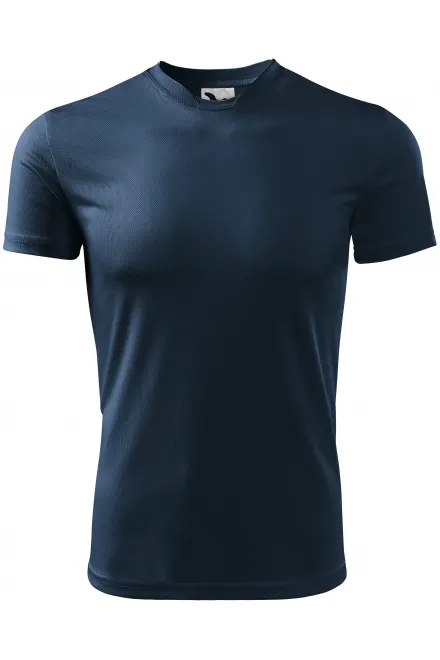 Camiseta deportiva para niños - azul oscuro, 146 cm / 10 años