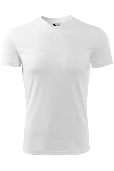 Camiseta deportiva para niños - blanco, 146 cm / 10 años