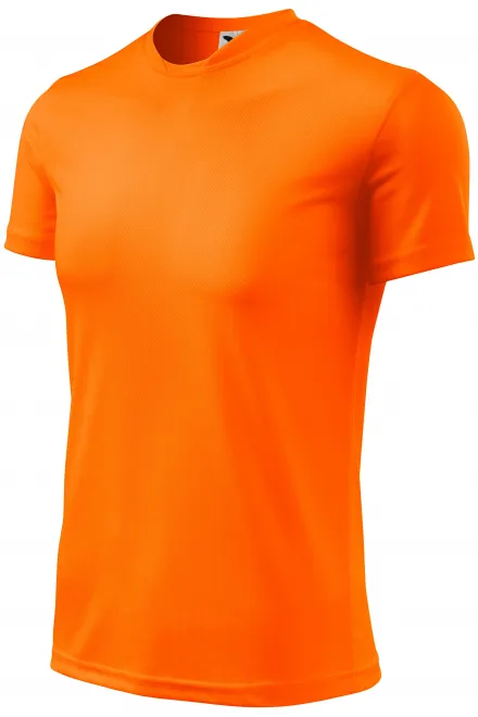 Camiseta deportiva para niños, naranja neón